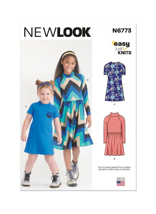 New Look Sewing Pattern 6504 - Child Dresses – My Sewing Box